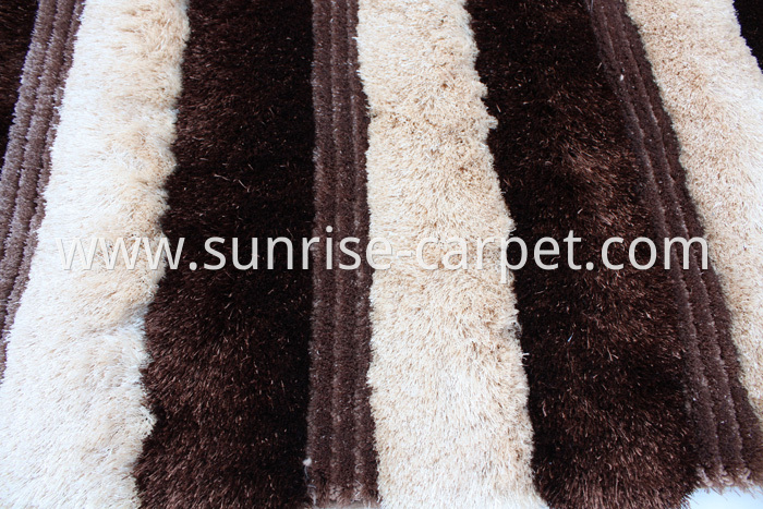 Silk 3D & 4D Shaggy Brown Beige